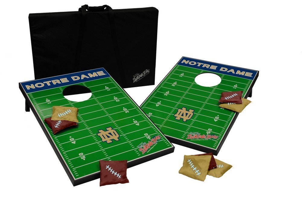 Football cornhole fighting irish notre dame