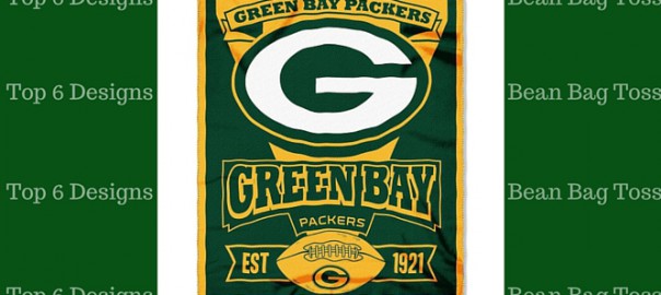 Packers logo and name in green and yellow